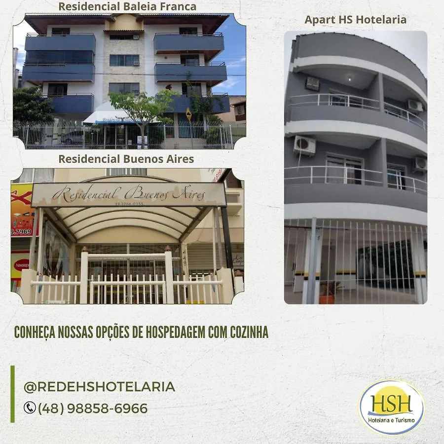 Apart Hs & Baleia Franca Florianópolis Apart-hotel